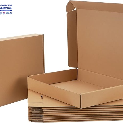Custom Carton Manufacturer Corrugated Mailing Delivery Cardboard File Shipping Black Box Storage Packaging Carton Box