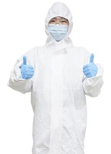 China Safety Isolation Full Body Protection Suit Nonwoven Disposable Protective Gown wholesale
