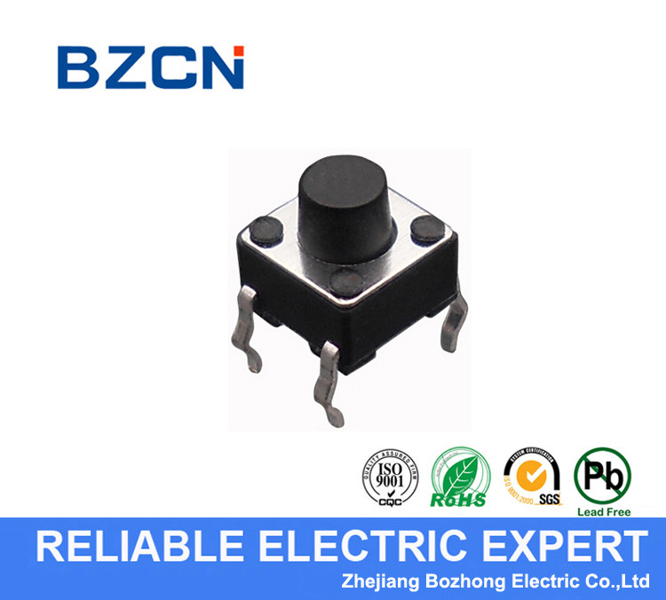 Normally Closed Miniature Tactile Switch , Momentary Tactile Switch 12v DIP Type