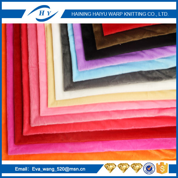 teddy bear fur fabric polyester short pile velboa velboa fleece fabric