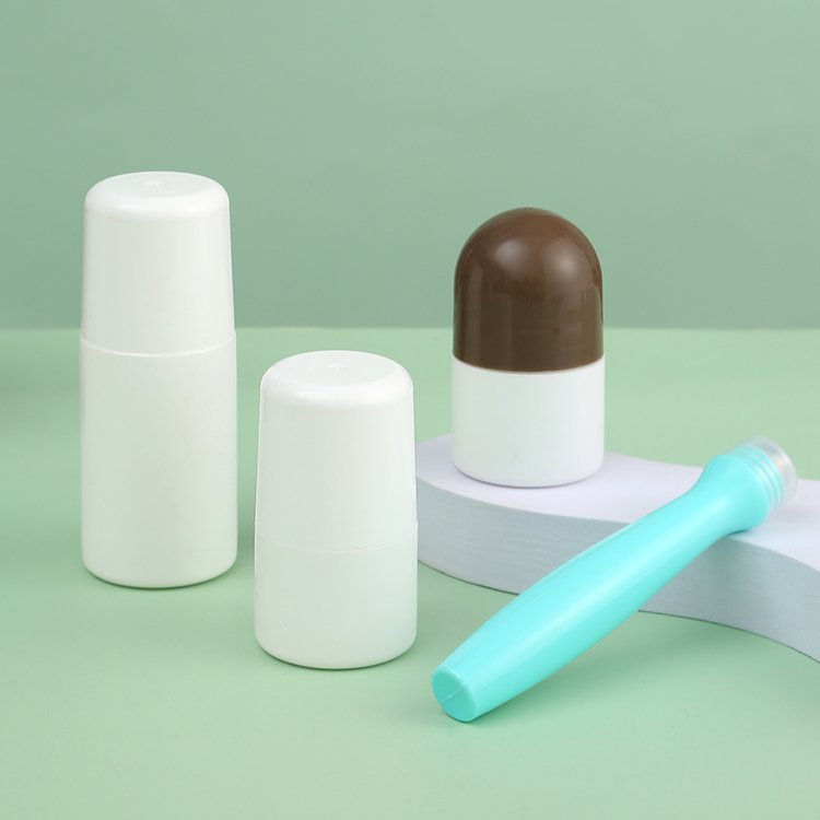 Essential Oil Perfume Refillable Roll On Deodorant Bottles PP