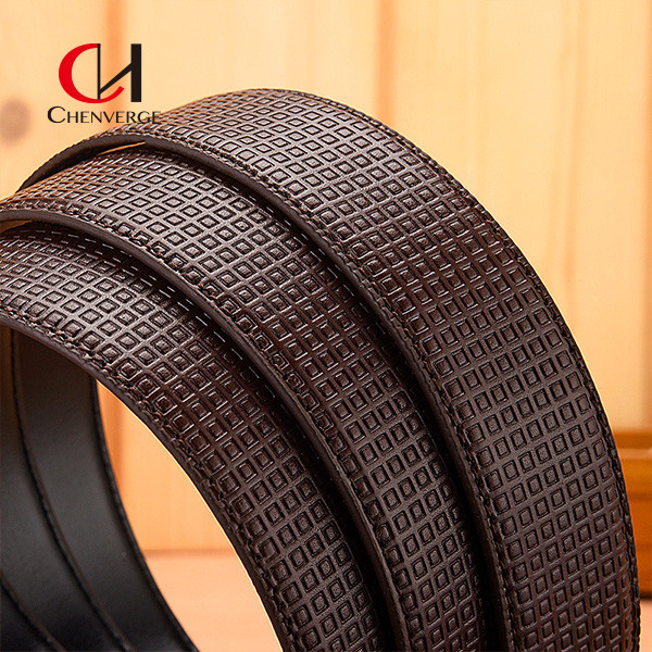 Classic Men's Casual Belt 115cm Preferred Zinc Alloy Buckle Business Jeans Belt