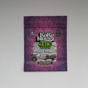 China 1oz Smell Proof Mylar Zipper Bags Packaging With Laser Film wholesale