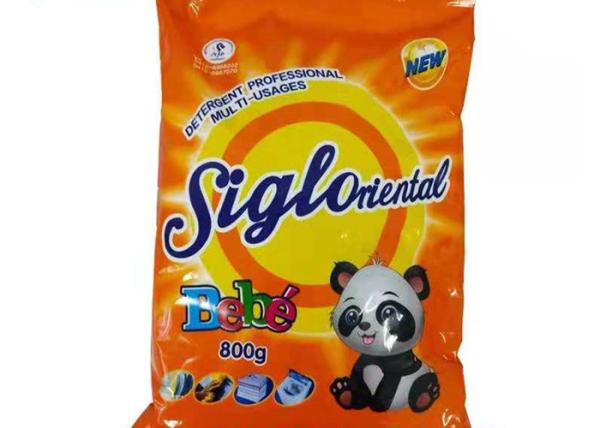Non Phosphoric Cloth Washing Powder , High Cleaning Efficiency Comfort Washing