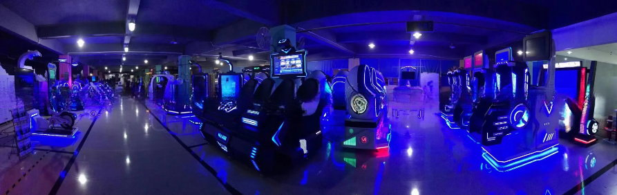 Hot Selling 42 Inch VR Cinema Equipment Coin Operated 9D VR Double Egg Chair Game Machine