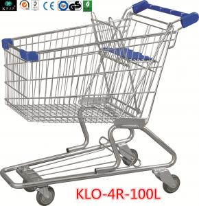 Portable Grocery Shopping Trolley With Baby Seat For Supermarket 100L 90KGS