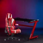Comfortable E-sports Chair Revolving Professional White PU Leather Racing Gaming