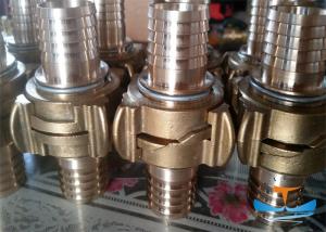 China Brass Fire Hose Fittings Coupling GB/T2031-94 Standard Sand Blast Surface wholesale