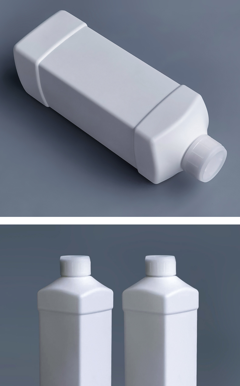 Disinfectant Milk 1 Liter HDPE Plastic Bottles Acid Etch