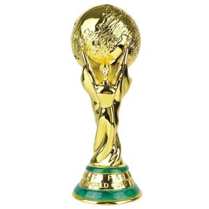 China Gold Plated Football Metal Trophy Cup Sturdy Golden Color Extra Large wholesale