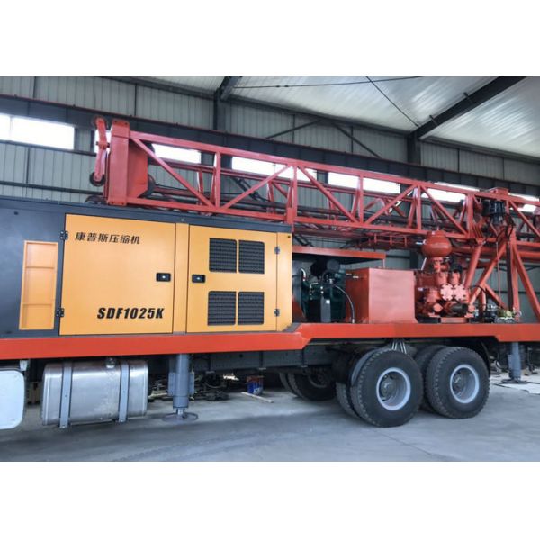 Quality Large Aperture 54T Truck Mounted Drilling Rig Multifunctional for sale