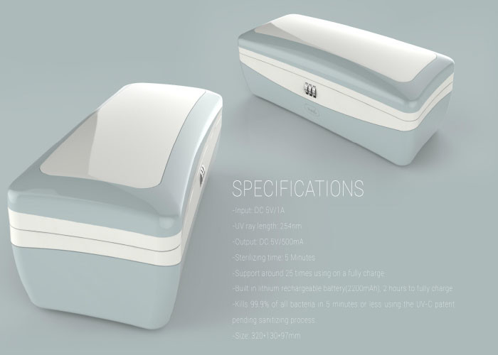 Sterilizer For Disinfection Box Small 360 Double Ozone Ultraviolet Disinfection