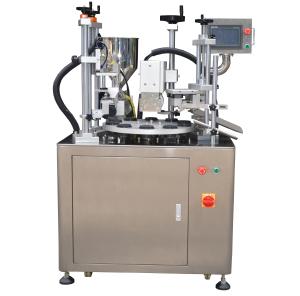China 250ml Automatic Cosmetic Hair Gel Tube Filling Sealing Machine wholesale
