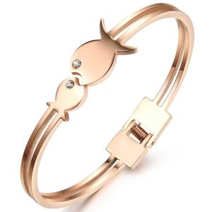 China Tagor Jewellery Super Quality 316L Stainless Steel Bracelet Bangle TYGB018 wholesale