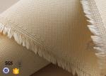 Brown 0.7MM Silica Fabric Fiberglass Thermal Insulation Materials High Strength
