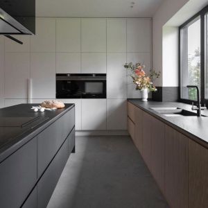 OEM Cabinet Manufacturers' Customized Modern Kitchen Cabinet E0 Plywood Matte