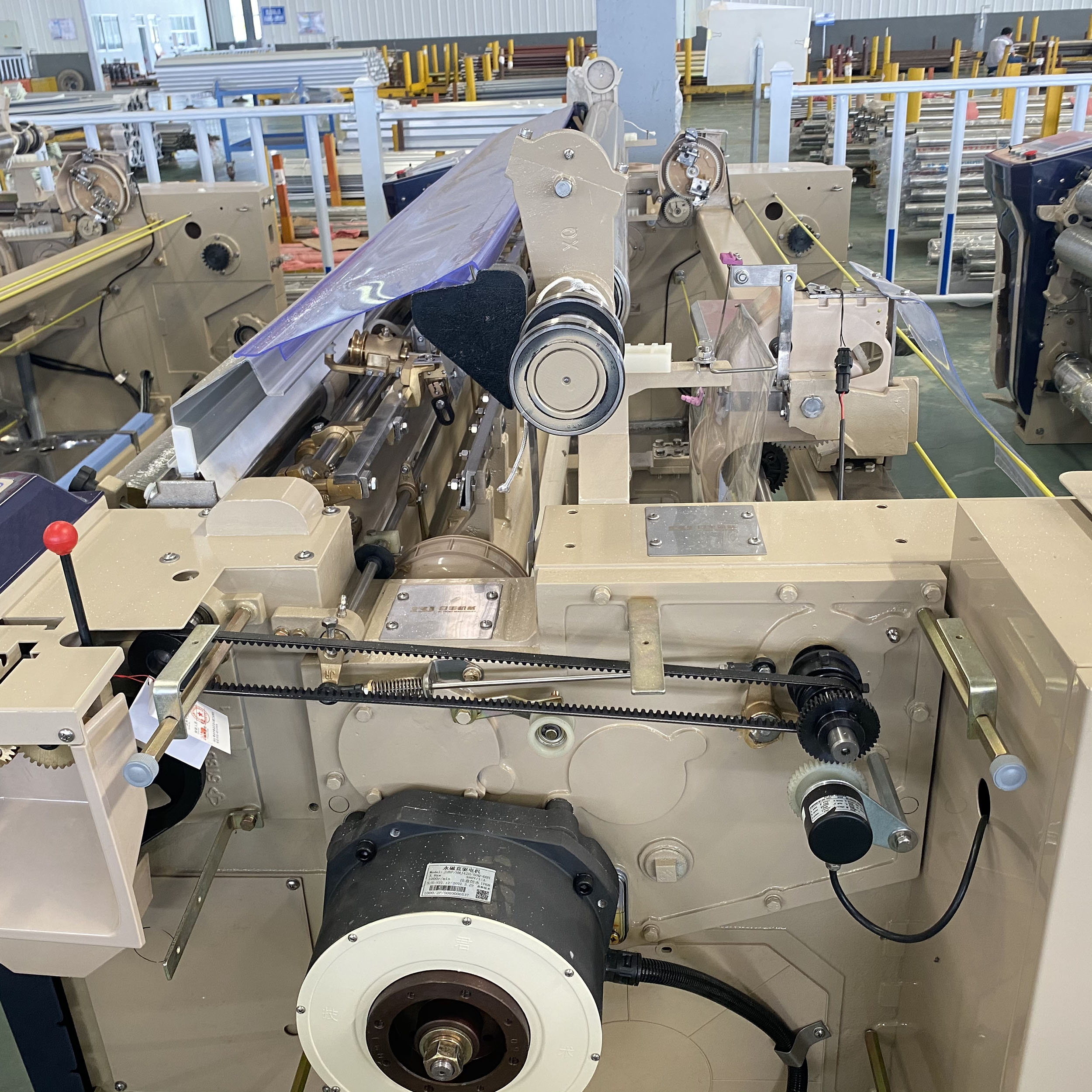 High Density 1000 RPM Air Jet Weaving Machine Loom Cam Textile 3.8kw