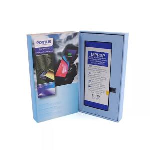 China C1S Art Paper Battery Packaging Box With Sleeve Printed Paper Box wholesale