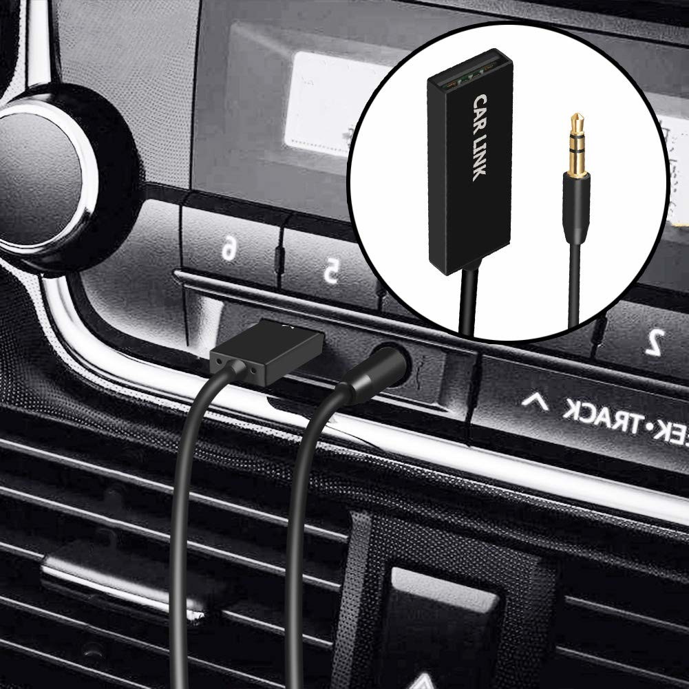 Bluetooth Aux Adapter, U2 Mini Wireless Car Bluetooth Receiver USB to 3.5mm Jack Bluetooth to Aux Adapter