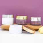 Cosmetic Plastic Cream Jars Hot Stamping Amber Glass Jars 120ml