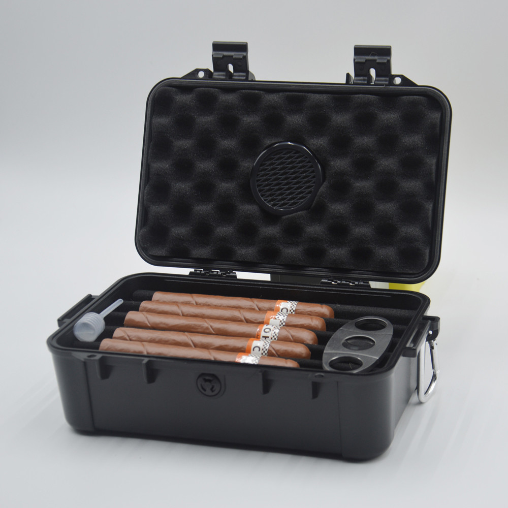 Waterproof IP67 Humidor Cigar Box For 10pcs Cigar