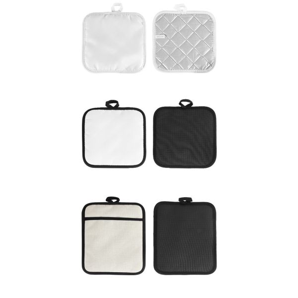 Customized Sublimation Placemats Blanks Linen And Polyester Sublimation Pot Holder Blanks