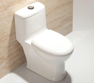 China Comfortable Ceramic One Piece Toilet Easy Cleaning Anti Bacteria wholesale