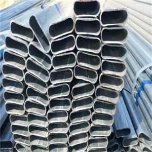 China Ergonomic Hot Dip Zinc Coating Oval Steel Tubing Increased Strength Aesthetics wholesale