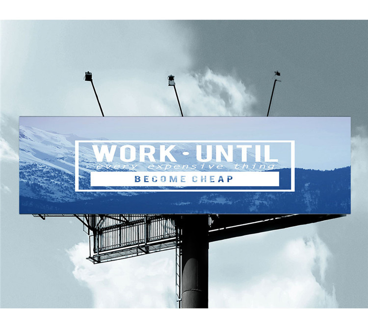Super Brightness Fixed Installation P10 Outdoor LED Advertising Screen