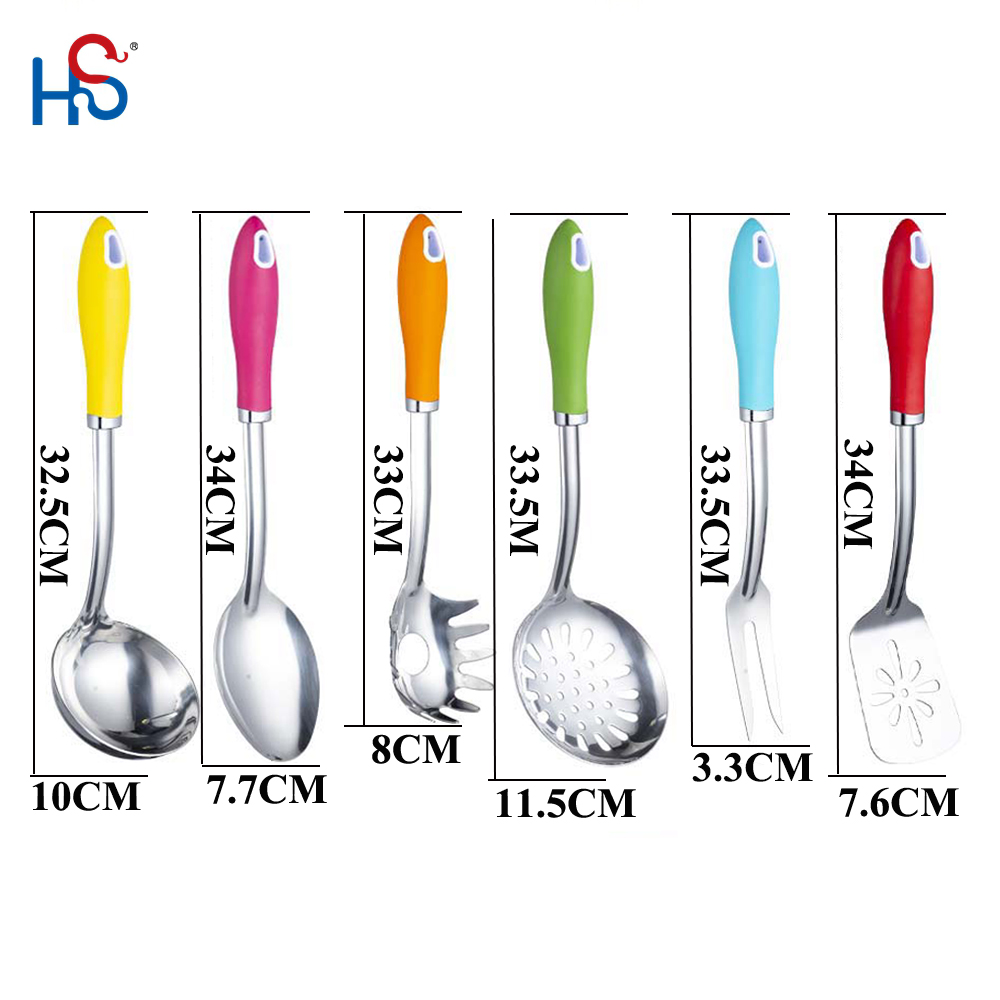 Home Kitchen Cooking Stainless Steel Smart Kitchen Utensils Set for Any Color