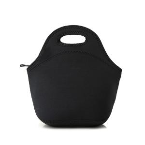 China Eco Friendly Dustproof Black Neoprene Lunch Tote Bag wholesale