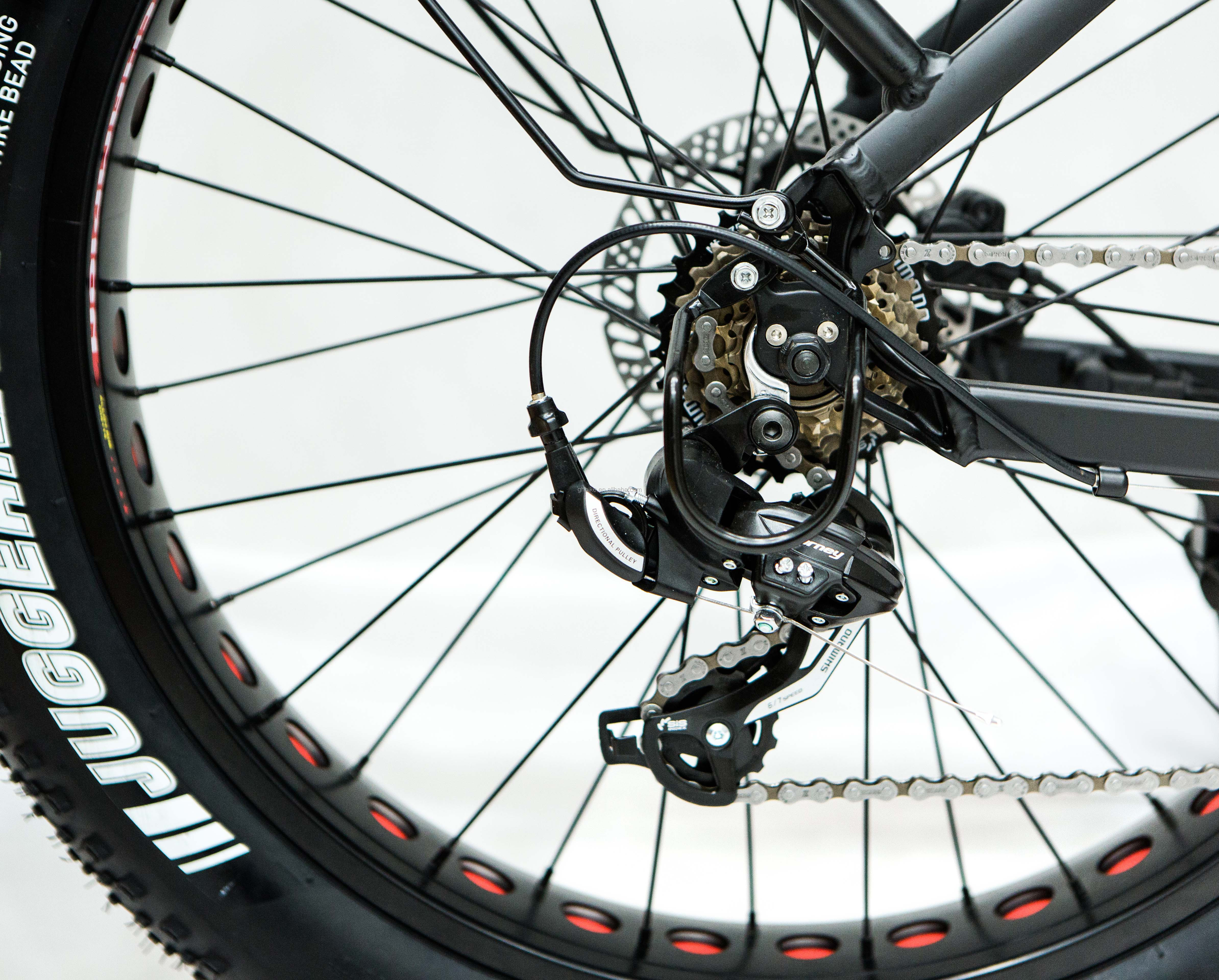 26inch CE CPSC TUV BaFang G521 M600 500W SM 48V 17AH Battery Fat Tire Mountain EBIKE