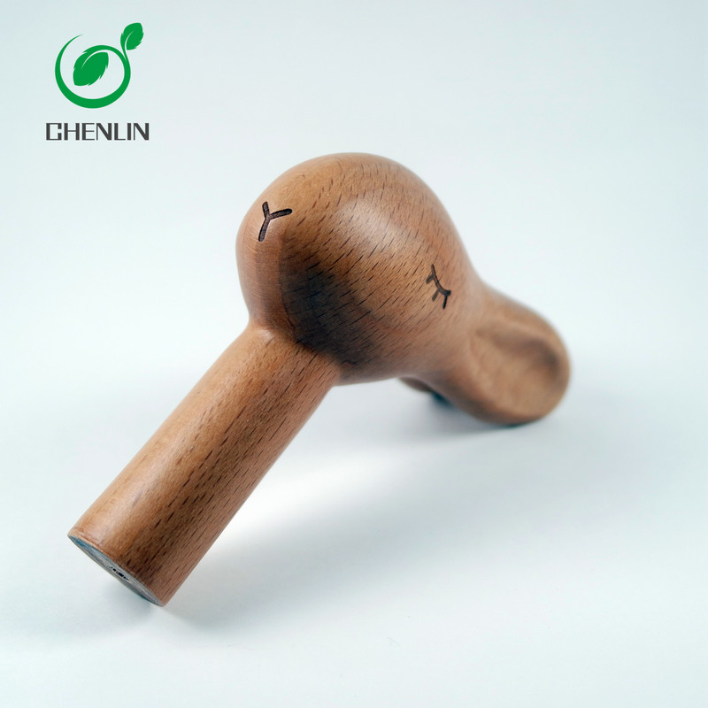 OEM Hand Carved Wooden Walking Stick For Old Person Wear Resistant