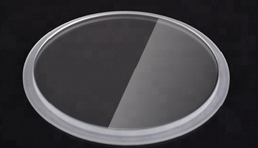 2-20mm Thickness Tempered Step Glass Optical Grade Round / Square Borosilicate Glass