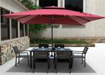 Wood Plastic Composite Outdoor Leisure Furniture Sets with Tent