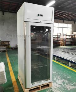 China Sharecool GN Pans Stainless Steel Upright Refrigerator Single Door Upright Fridge wholesale