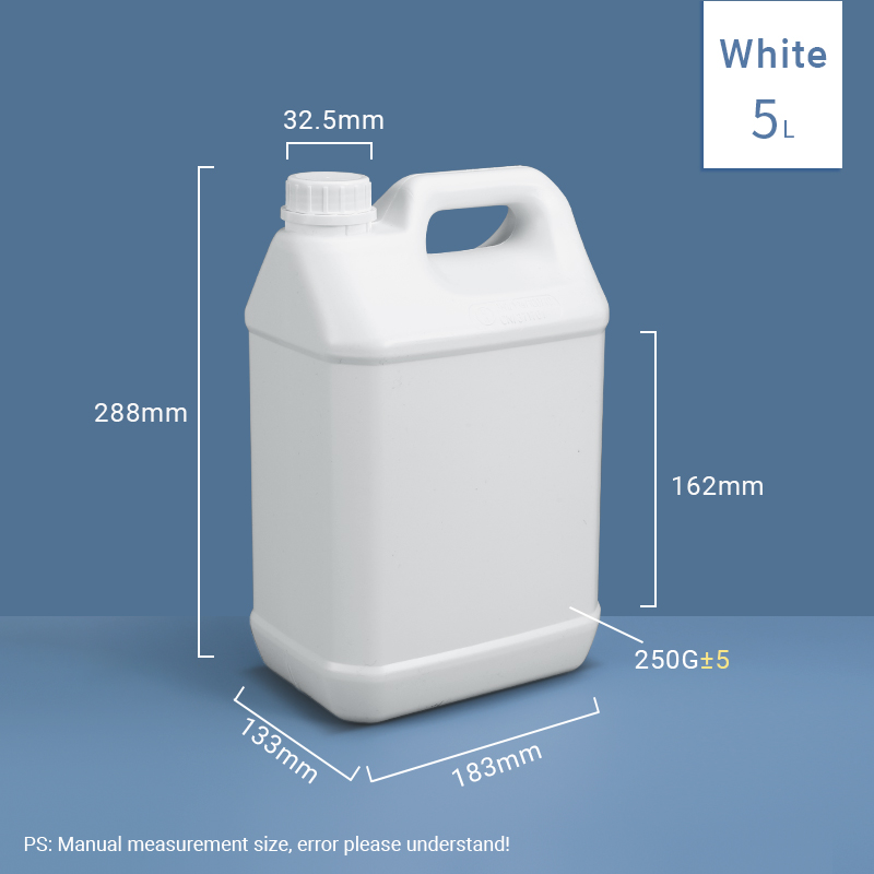 HDPE 500ml Thick Fluorinated Bottle for Chemical Reagent and Organic Solvent Packaging