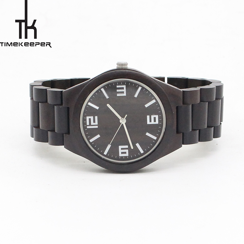 2017 hot selling Japan movement high quality natural wood watch with custom logo