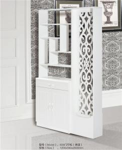 China Exquisite Appearance Entrance Hall Cabinet White Color 1200*340*2000mm wholesale