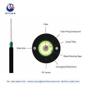 China GYXTW Single mode and Multimode Fiber Optic Cable wholesale