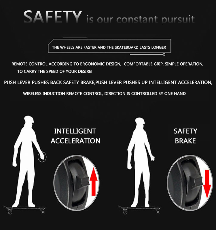 Inflatable Wheel Four Wheel Electric Skateboard Big Foot Large Power Motor