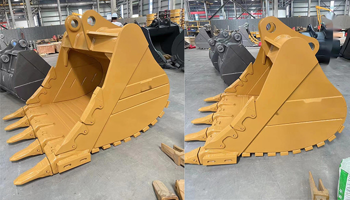 1 Cbm 1 Ton Excavator Rock Bucket In Mining Work