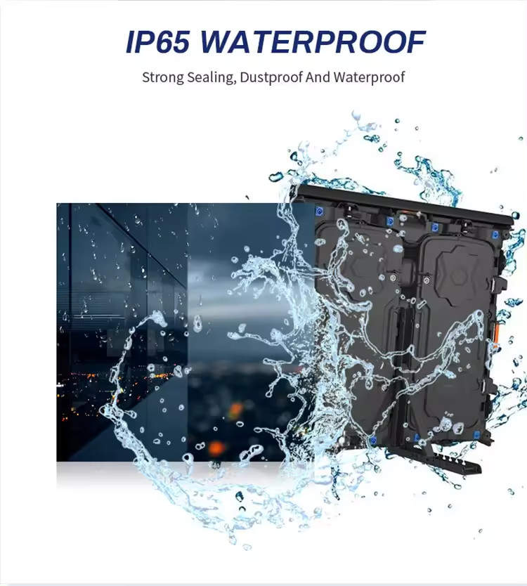 P6 P8 P10 Rental LED Indoor Outdoor Football Stadium LED Screen 1920Hz Refresh Rate