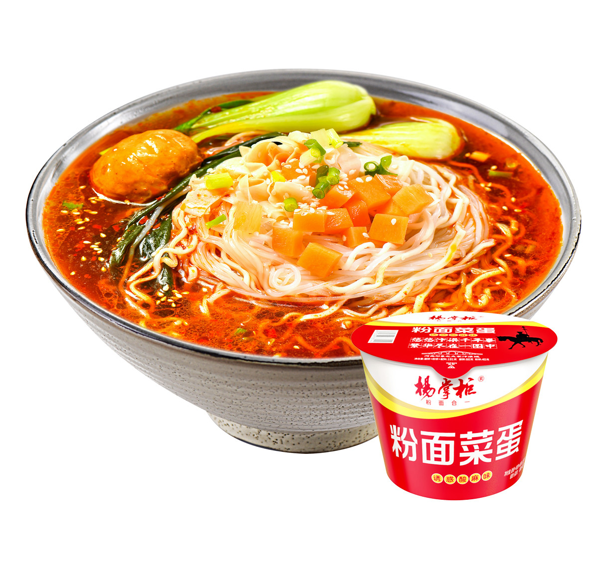 191g*12 Sour And Spicy Instant Noodles And Vermicelli OEM Acceptable