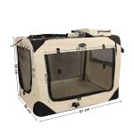 Modern Songmics Pet Carrier Box For Car Travel Soft Fleece Mat Comfort Ensured