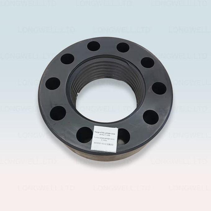 Mud Pump Cylinder Head Flange AH36001-05.02 45 Steel Forging Mud Pump Spare Parts