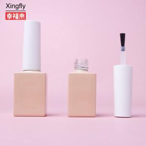 China 10ml Nail Polish Bottle Packaging White Black Nail Glass Bottle wholesale