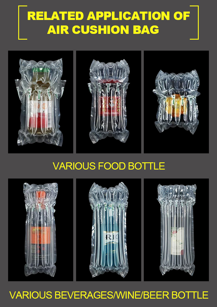 Air Column Bag Protective Package Inflatable Wrap Pack Bubble Bag For Laptop Cushion Packaging Material Air Bag For Packing