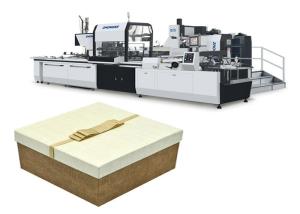 China Eco Friendly Paper Box Forming Machine 45 L Glue Tank Capacity Easy Operating wholesale