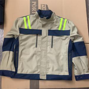 China 260gsm Cotton Fire Resistant Jackets For Mining Industrial EN11612 wholesale